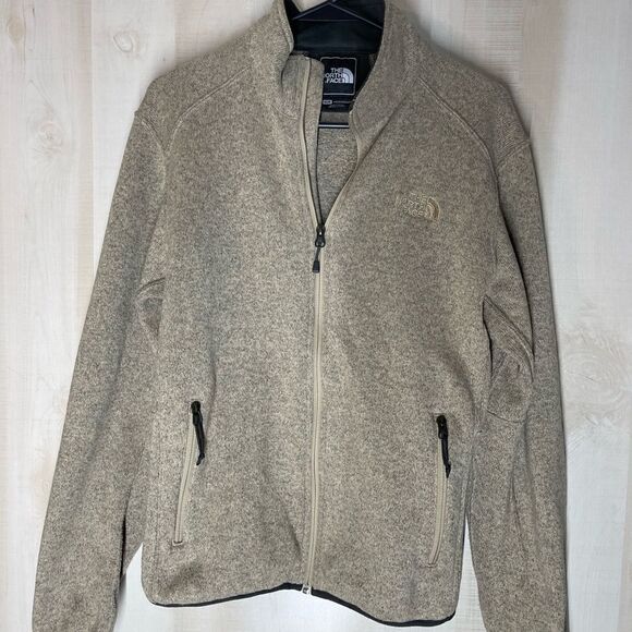 The North Face tan full zip jacket, size medium‎ - Picture 7 of 16